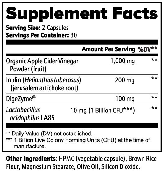 Apple Cider Vinegar (Capsules)